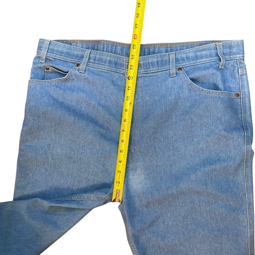 Vintage 977 Levi's 2001 Men's Denim Jeans Actual Measurements 40x27" FLAW Y2K - Picture 7 of 10